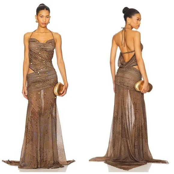 Siedres Venusia Dress In Multi Size Small